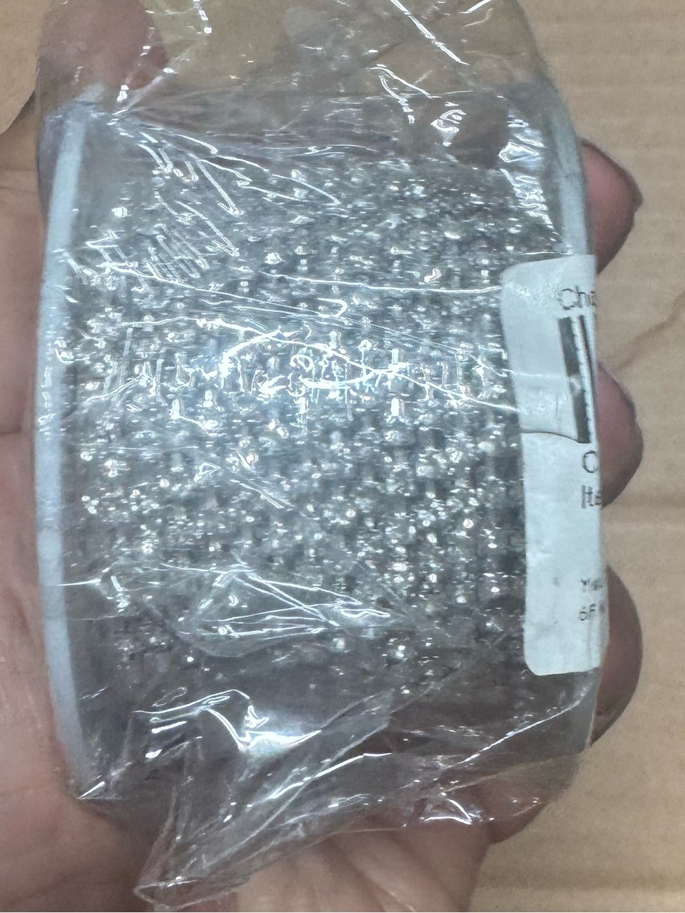 10yd Silver and Rhinestone Trim- Decorative Craft Trim
